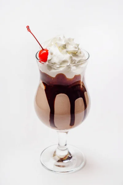 Batido de chocolate bebida — Fotografia de Stock