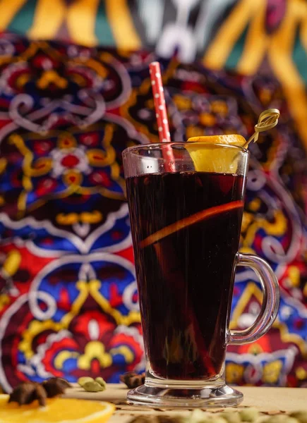 Hot mulled wine — Stock Photo, Image