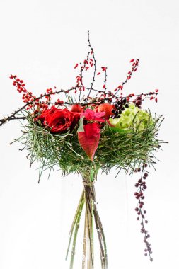  buket beyaz zemin üzerine