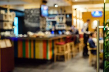 bulanık Restoran arka plan