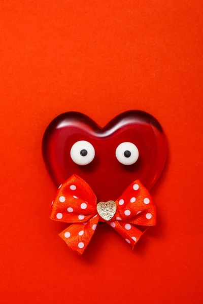 Red Valentine heart — Stock Photo, Image