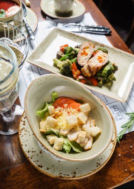 masada restoranda taze yemek