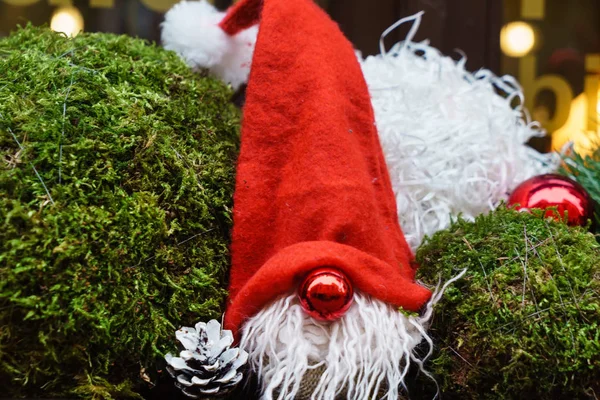 Christmas Gnome Outdoor Holiday Decor — Stock Photo, Image