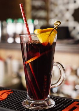 Tablo, mulled şarap yakın çekim