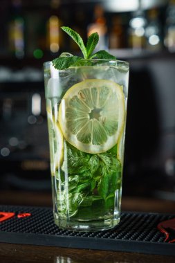 kokteyl, içki barda, yakın çekim