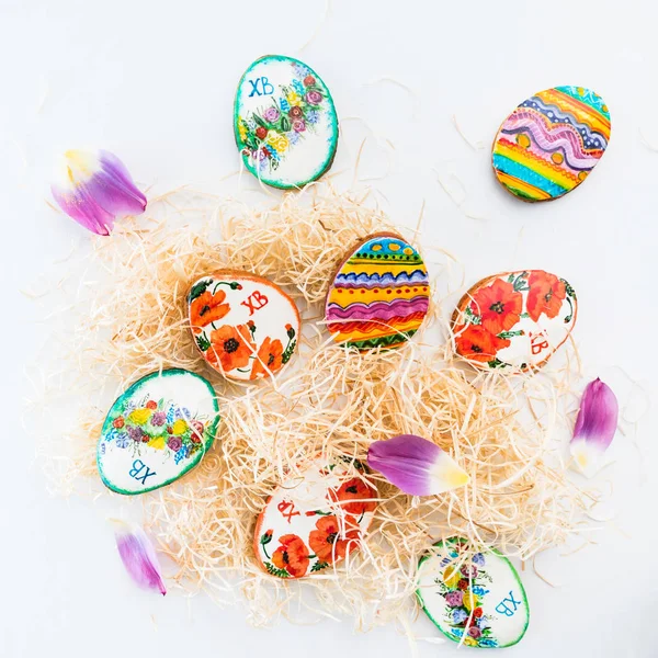 Sweet Easter Cookies Close — стоковое фото