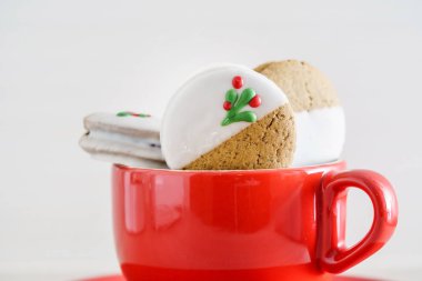 Noel gingerbread çerezleri, yakın çekim