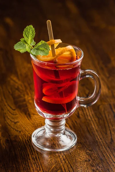 portakal, mulled şarap yakın çekim