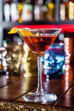 kokteyl, içki barda, yakın çekim