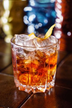 kokteyl, içki barda, yakın çekim