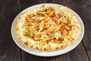 taze lezzetli pizza, yakın