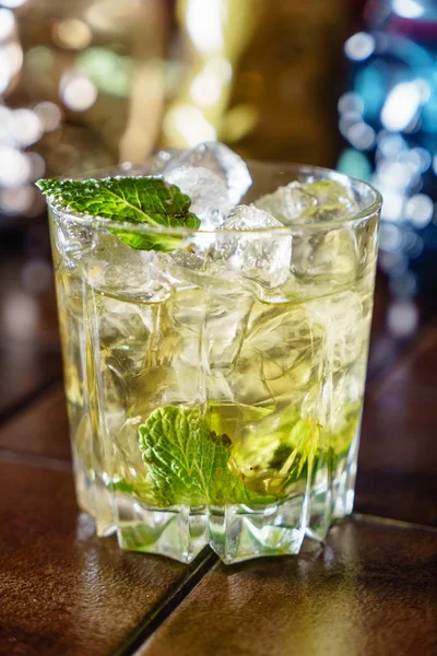 Cocktail Drink Bar Close — Stock Photo, Image