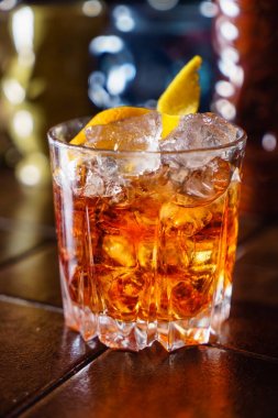 taze kokteyl barda, yakın çekim  