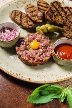 et tartare sosu, yakın çekim