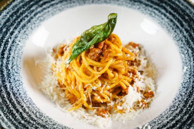 İtalyan makarna sosu, yakın çekim