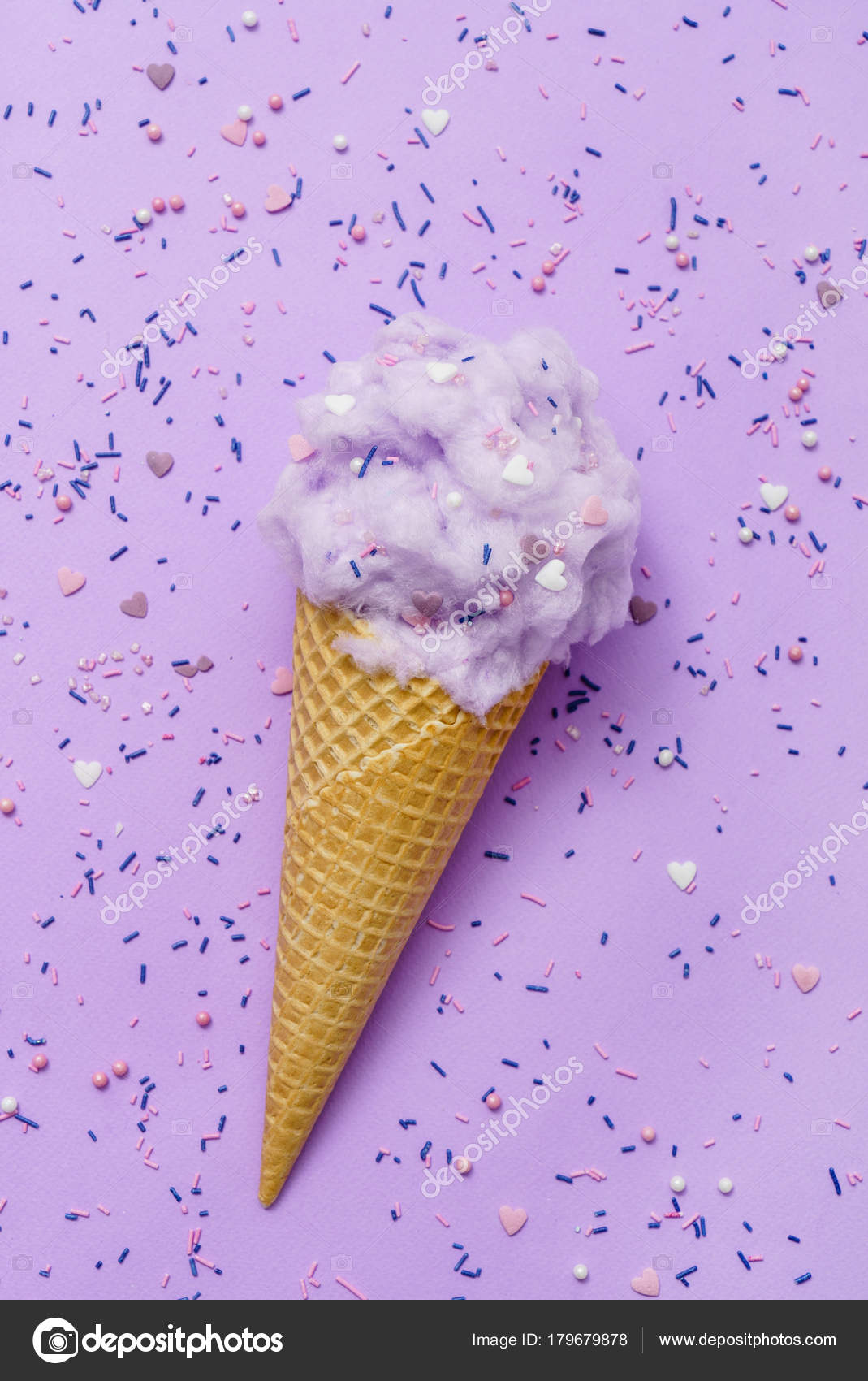 Cotton Candy Sugar Sprinkles Close Stock Photo by ©Shebeko 179679878