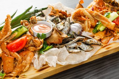 meze çubuğunda, yakın çekim