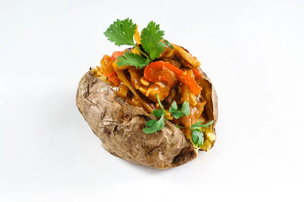 Fresh Baked Potato Close — Stock Photo, Image