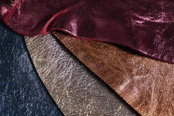 Schöner Lederhintergrund Natürliche Textur — Stockfoto