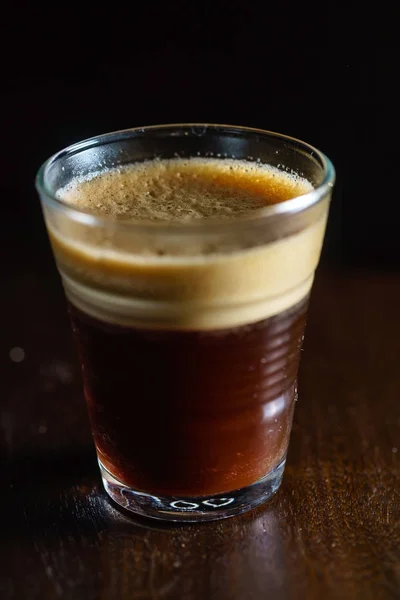 Filiżanka Filiżanka Espresso Zbliżenie — Zdjęcie stockowe