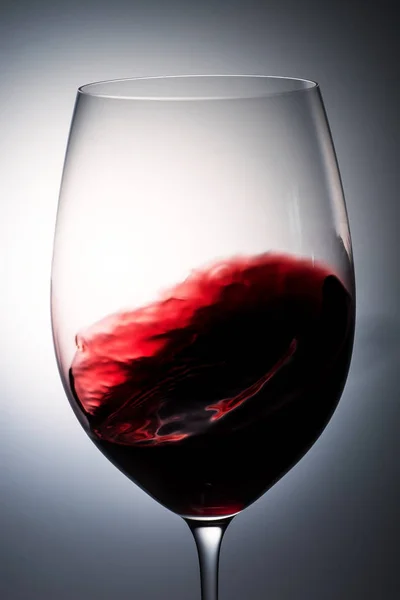 Bicchiere Vino Rosso Vicino — Foto Stock