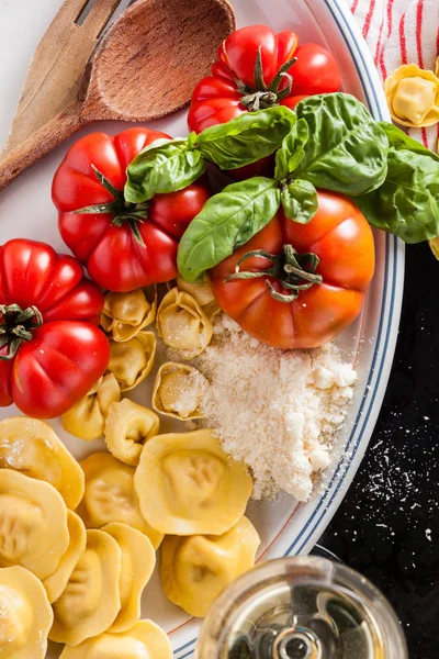 Čerstvé Italské Jídlo Zblizka — Stock fotografie