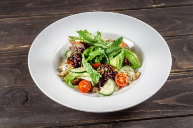 taze sebze salatası, yakın