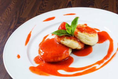 süzme peynir krep. Yakın çekim