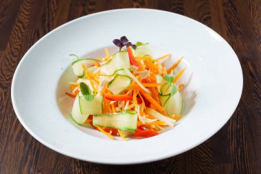 sebze bahar salatası, yakın çekim