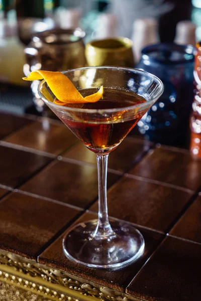 Heerlijke Cocktail Bar Close — Stockfoto