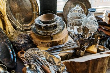 Vintage yemekleri, yakın çekim