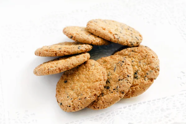 Fresh Cookies Close — Stock Photo, Image