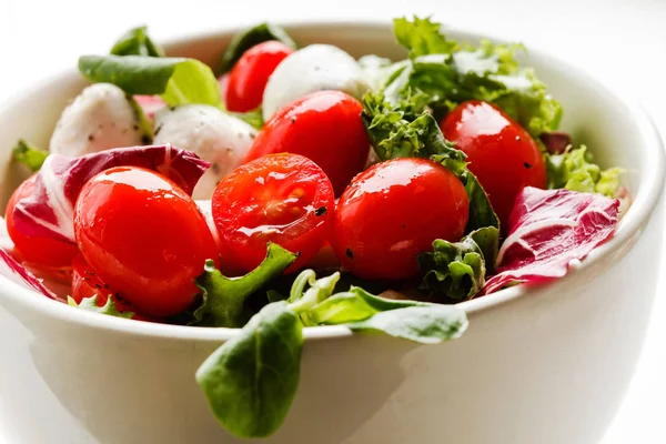 Salada Italiana Fresca Close — Fotografia de Stock