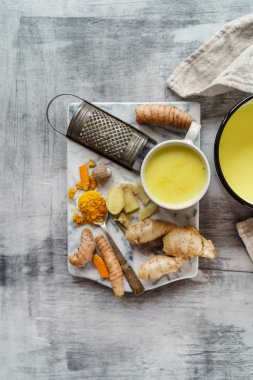 zerdeçal altın çay, yakın