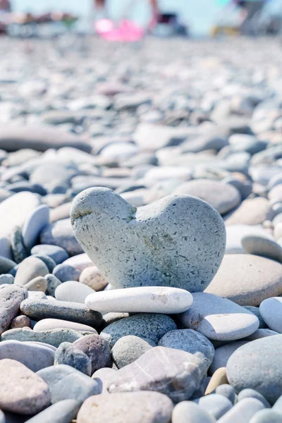 Pebble Stenar Stranden Närbild — Stockfoto