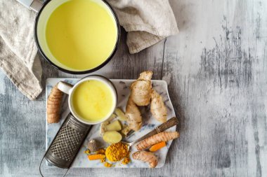 zerdeçal altın çay, yakın