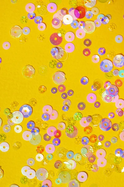 Heldere Kleurrijke Glitter Close — Stockfoto
