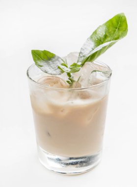 kokteyl beyaza yakın çekim