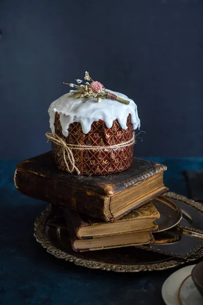 Gâteau Pâques Traditionnel Gros Plan — Photo