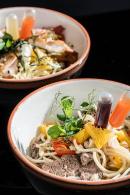 Asya erişte, yakın çekim