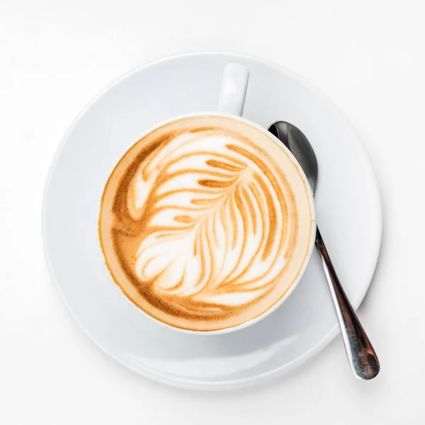 Tasse Cappuccino Nahaufnahme — Stockfoto