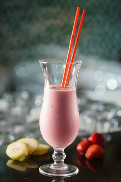 Smoothie Der Bar Nahaufnahme — Stockfoto