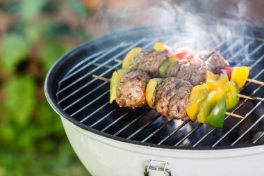 sebze, ızgara levrek yakın çekim