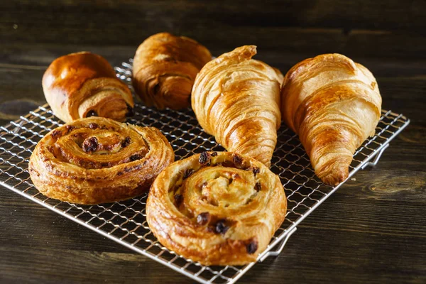 French Pastries Table Close — Stock Photo, Image