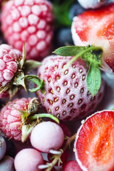 Bright Frozen Berries Close — Stock Photo, Image