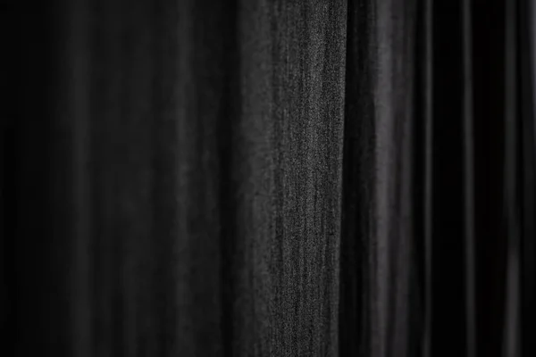 Rideau Noir Texture Fond — Photo