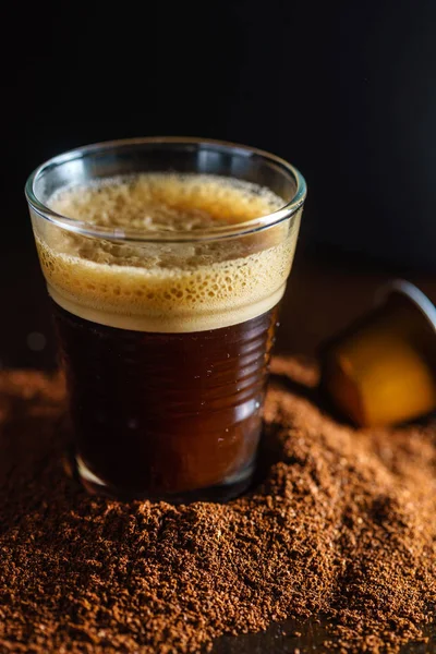 Cup Espresso Close — Stock Photo, Image