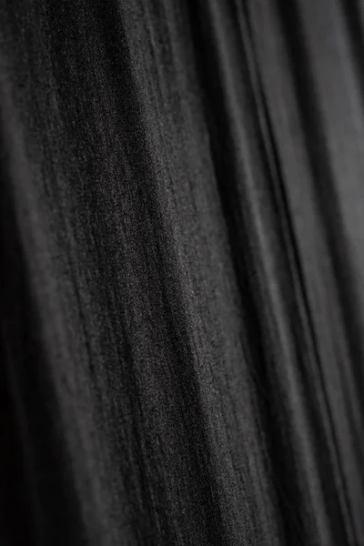 Textura Cortina Negro Oscuro Cerca —  Fotos de Stock