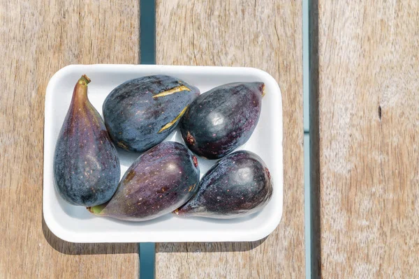 Fresh Figs Snack Close — Stock Photo, Image