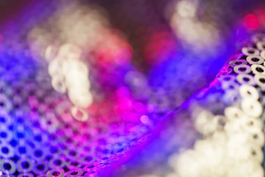 renkli payetli doku, yakın